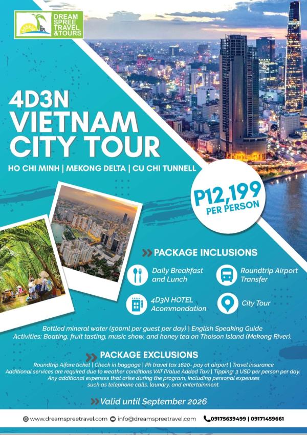 Vietnam 4D3N City Tour